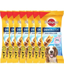 Pedigree Denta Stix Small Breed Dog Treat 7 Pcs 110g - Pack of 7