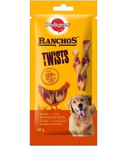 Pedigree Ranchos Twists 40g