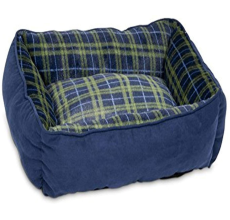 Pet Mate Aspen Pet 22 X 18 Rectangular Lounger Plaid SSS