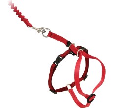 Pet Safe Easy Walk Cat Harness & Lead (Red, Small) Cat Harnesses