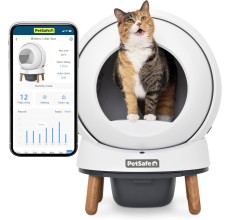 Pet Safe Ecom Smartspin Auto Litter Box Automatic Cat Litter Box