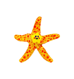 Pet Stages Floatiez Starfish Orange MD
