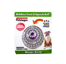 Pet Stages Nubbiez Trt & Sqk Ball Prp Lg
