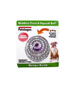 Pet Stages Nubbiez Trt & Sqk Ball Prp Lg