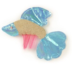 Petlinks Batty Beta Fish with Frills Catnip Cat Toy - 60% OFF SALE (May Look Old / Not New, but in Good Condition)