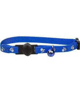 PETMATE BREAKAWAY CAT COLLAR 3/8inc x 8-12inc BLUE PAW