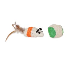 Petmate Jackson Galaxy Rope Mouse with Ball - 60% OFF SALE (May Look Old / Not New, but in Good Condition)