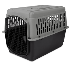 Petmate Pet Porter 40In Traditional 70-90Lbs ~ Gray & Black - Partially Damaged