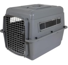 Petmate Sky Kennel 28In 25-30Lbs ~ Gray - Partially Damaged