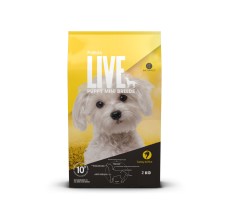 Probiotic live dry food puppy mini breeds turkey - 2kg