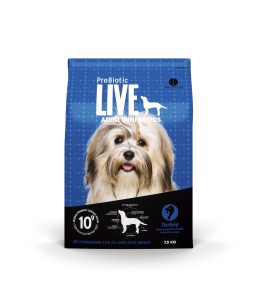 Probiotic live dry food adult mini breeds turkey - 7.5kg
