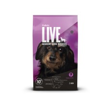 Probiotic Live dry food senior & overweight Mini Breeds Turkey - 2kg