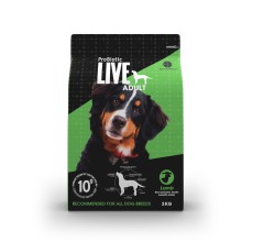 Probiotic live dry food adult lamb - 3kg
