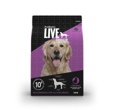 Probiotic live dry food senior & overweight chicken - 3kg