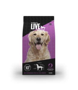 Probiotic live dry food senior & overweight chicken - 12kg