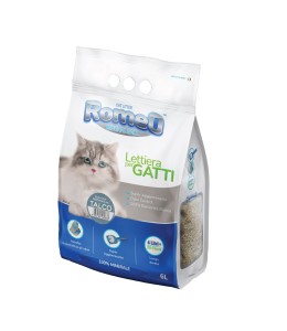 Romeo bentonite cat Litter talco scent - 6 liters