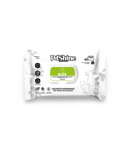 Petshine wet wipes for dogs and cats 40 Units 30x20 cm - aloe