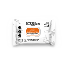Petshine wet wipes for dogs and cats 40 Units 30x20 cm - jojoba and avena
