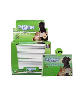 Petshine gloves bergamoto e neem Pack of 28