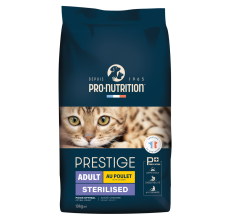 Pro nutrition Prestige Cat Adult Sterilised Chicken 10Kg