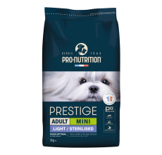 Pro nutrition Prestige Dog Adult Mini Light Sterilised 3Kg