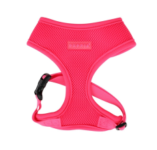 PUPPIA NEON SOFT HARNESS A PINK EXTRA LARGE Neck 16.5" Chest 22.0" - 32.0"