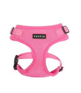 PUPPIA RITEFIT HARNESS PINK M Neck 11.02-13.17" Chest 15.35-21.26"