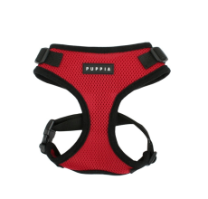 PUPPIA RITEFIT HARNESS RED L Neck 12.6-14.65" Chest 19.29-25.98"