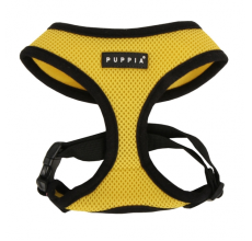 PUPPIA SOFT HARNESS YELLOW M Neck 12' Chest 19-22"
