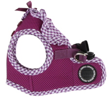 PUPPIA VIVIEN HARNESS B PURPLE M Neck 9.84" Chest 14.96"