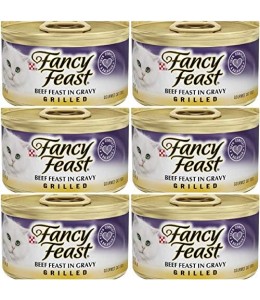 Purina Fancy Feast Cat Wet Food Grilled Beef 85g - Pack of 6