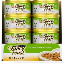 Purina Fancy Feast Grilled Cat Wet Food Salmon 85g - Pack of 12