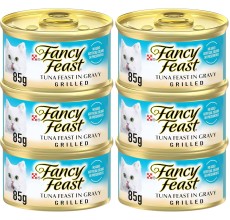 Purina Fancy Feast Grilled Cat Wet Food Tuna 85g - Pack of 6