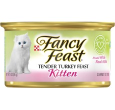 Purina Fancy Feast Kitten Wet Food Turkey 85g - Pack of 12