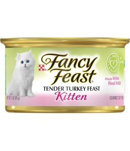 Purina Fancy Feast Kitten Wet Food Turkey 85g - Pack of 12