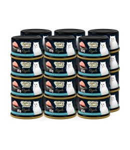 Purina Fancy Feast Royale Cat Wet Food Tender Tuna with Whitebait 85g - Pack of 24
