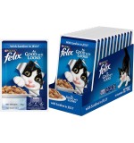 Purina Felix As Good As It Looks Adult Cat Wet Food Sardine 85g - Pack of 12