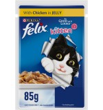 Purina Felix As Good As It Looks Kitten Wet Food Chicken 85g x 12