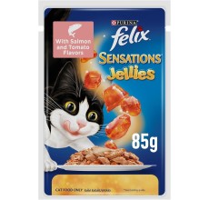 Purina Felix Sensation Cat Wet Food Salmon And Tomato Flavor 85g