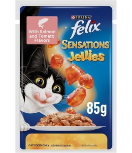 Purina Felix Sensation Cat Wet Food Salmon And Tomato Flavor 85g