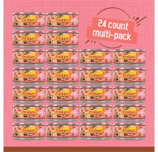 Purina Friskies Cat Wet Food Extra Gravy Chunky Salmon 55oz - Pack of 24