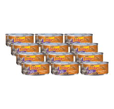 Purina Friskies Cat Wet Food Meaty Bits Chicken Dinner 55oz - Pack of 12