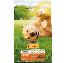 Purina Friskies Dog Dry Food Balance Chicken Beef & Vegetable 3kg