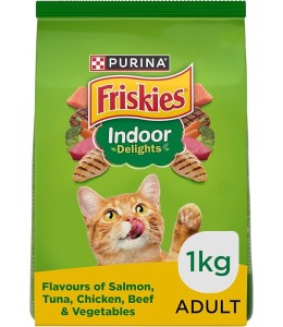 Purina Friskies Indoor Delights Cat Dry Food 1Kg