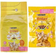 Purina Friskies Kitten Dry Food Chicken Milk Vegetable 1.5kg