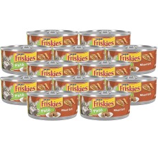Purina Friskies Pate Cat Wet Food Mixed Grill 55oz - Pack of 12