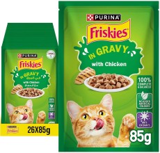Purina Friskies Pouch Chicken 85g - Pack of 26