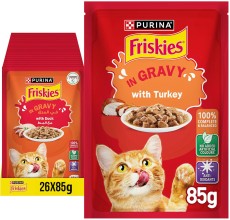 Purina Friskies Pouch Turkey 85g - Pack of 26