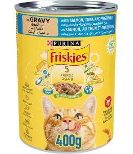 Purina Friskies Salmon Tuna & Vegetable 400g - Pack of 24