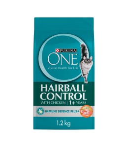 Purina One Hairball Control Cat Dry Food Chicken 1.2kg